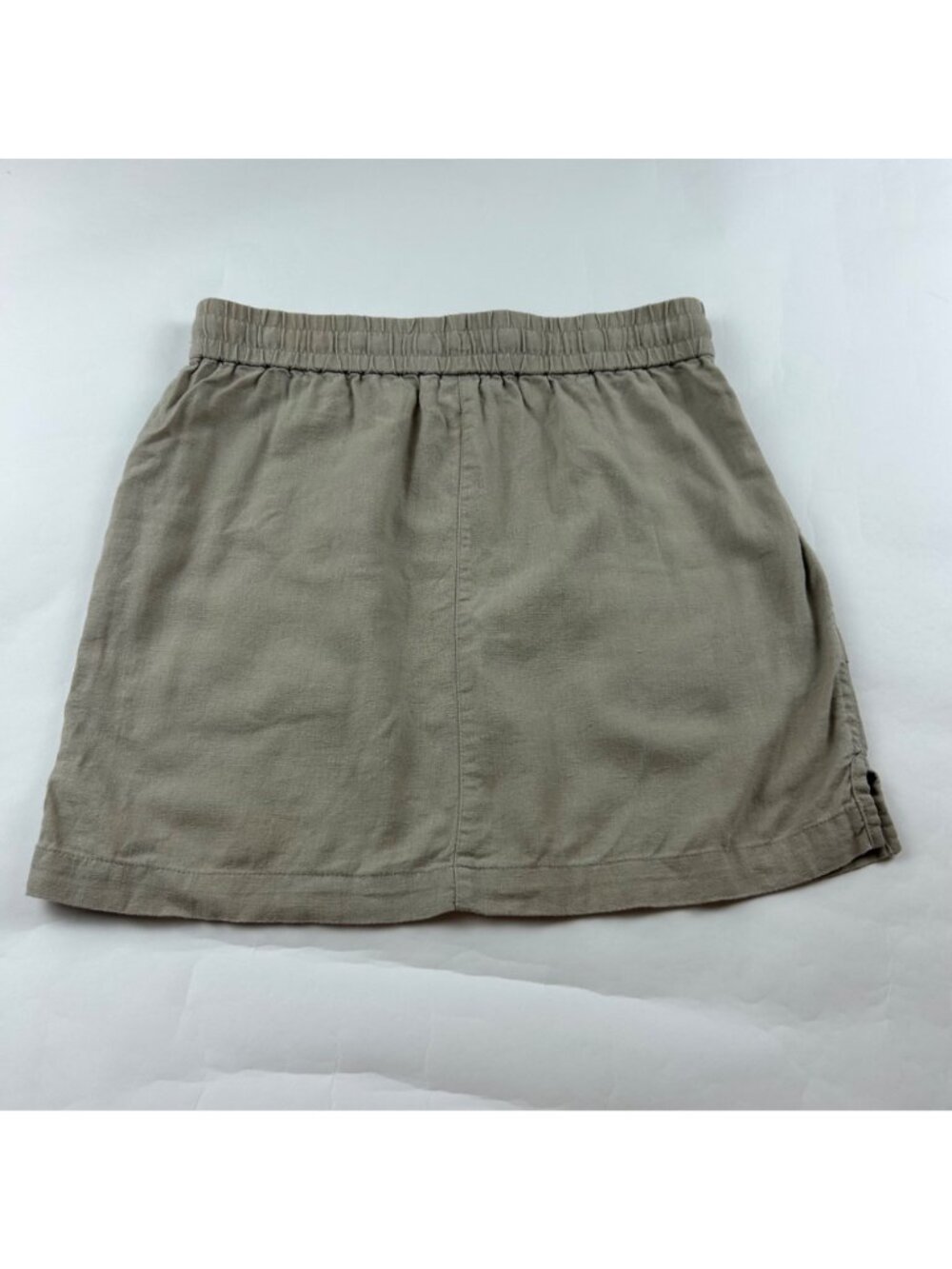 Old Navy Down the Shore Tan Linen Blend Mini Skirt XS - Picture 4 of 4